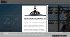 Desktop Screenshot of eiko-europe.de